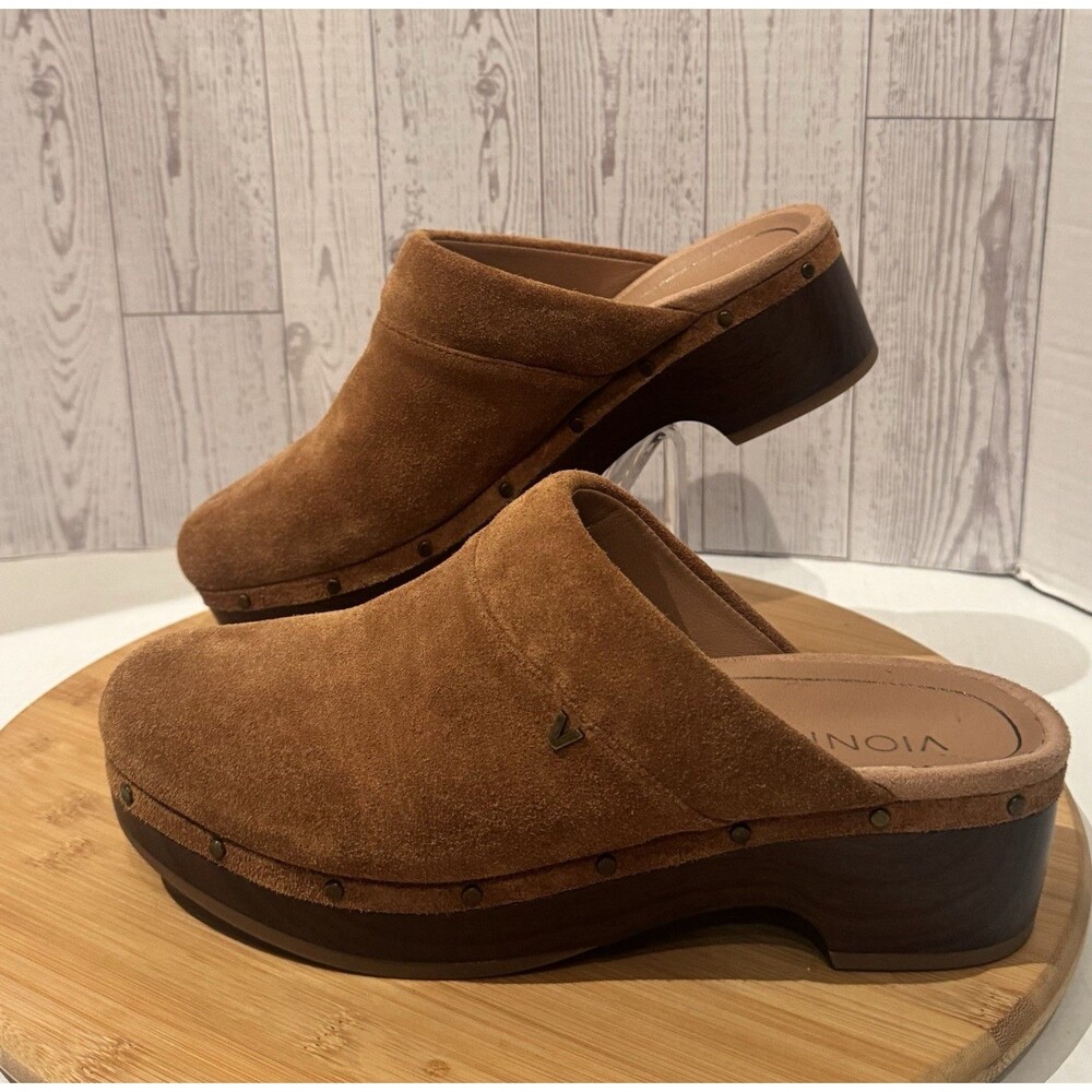 Vionic Kacie Comfort Walking Ergonomic Walking Mules Womens  Sz 8 Casual Boho